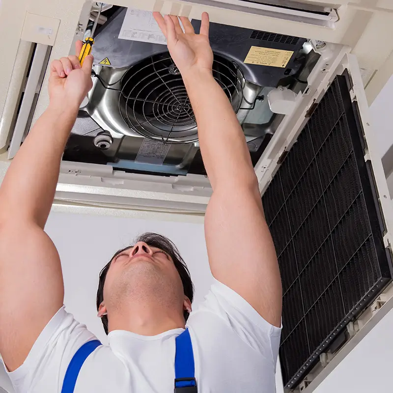 Equipamento de climatização comercial tipo cassete